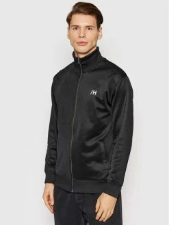 Ολοκαίνουργιο 🥰 Selected Homme Άνδρες Μπλούζες Με Φερμουάρ Μπλούζα Reg 16083371 Μαύρο Regular Fit 🛒