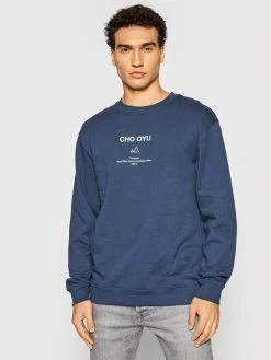 Αγορά 👍 Selected Homme Άνδρες Μπλούζες Χωρίς Φερμουάρ Μπλούζα Albert 16081244 Σκούρο μπλε Regular Fit ⭐