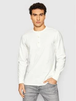 Best Pirce 🌟 Selected Homme Άνδρες Μακρυμάνικα Longsleeve Baker 16080133 Λευκό Regular Fit 🌟