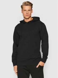 Η καλύτερη συμφωνία 😍 Selected Homme Άνδρες Μπλούζες Χωρίς Φερμουάρ Μπλούζα Jackson 16077368 Μαύρο Regular Fit 👏