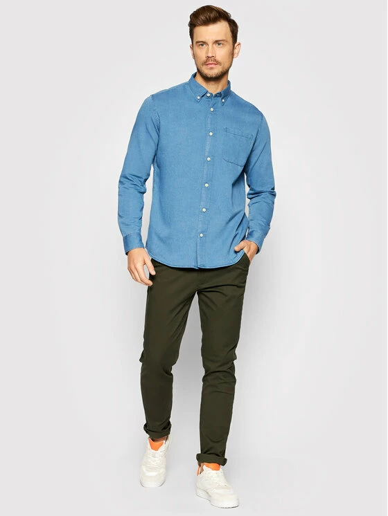 ΧΟΝΔΡΙΚΟ ΕΜΠΟΡΙΟ 🎁 Selected Homme Άνδρες Casual Πουκάμισα Τζιν πουκάμισο Rick 16077358 Μπλε Regular Fit 👏 4 ΧΟΝΔΡΙΚΟ ΕΜΠΟΡΙΟ 🎁 Selected Homme Άνδρες Casual Πουκάμισα Τζιν πουκάμισο Rick 16077358 Μπλε Regular Fit 👏 - Image 2