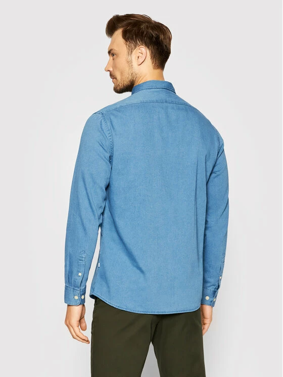 ΧΟΝΔΡΙΚΟ ΕΜΠΟΡΙΟ 🎁 Selected Homme Άνδρες Casual Πουκάμισα Τζιν πουκάμισο Rick 16077358 Μπλε Regular Fit 👏 5 ΧΟΝΔΡΙΚΟ ΕΜΠΟΡΙΟ 🎁 Selected Homme Άνδρες Casual Πουκάμισα Τζιν πουκάμισο Rick 16077358 Μπλε Regular Fit 👏 - Image 3