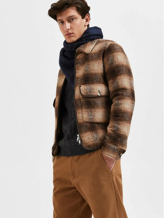 Best Pirce 💯 Selected Homme Άνδρες Μεταβατικά Μπουφάν Μπουφάν μεταβατικό Hope 16086120 Καφέ Regular Fit 🎁 5 Best Pirce 💯 Selected Homme Άνδρες Μεταβατικά Μπουφάν Μπουφάν μεταβατικό Hope 16086120 Καφέ Regular Fit 🎁 - Image 3