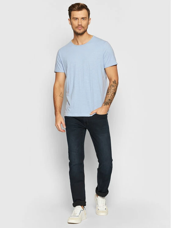 Φτηνός 🧨 Selected Homme Άνδρες T-shirts T-Shirt Morgan 16071775 Μπλε Regular Fit 😀 4 Φτηνός 🧨 Selected Homme Άνδρες T-shirts T-Shirt Morgan 16071775 Μπλε Regular Fit 😀 - Image 2