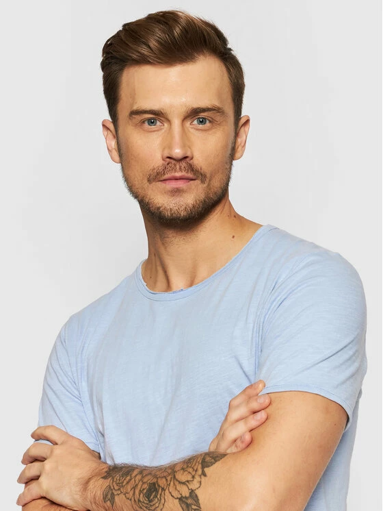 Φτηνός 🧨 Selected Homme Άνδρες T-shirts T-Shirt Morgan 16071775 Μπλε Regular Fit 😀 6 Φτηνός 🧨 Selected Homme Άνδρες T-shirts T-Shirt Morgan 16071775 Μπλε Regular Fit 😀 - Image 4