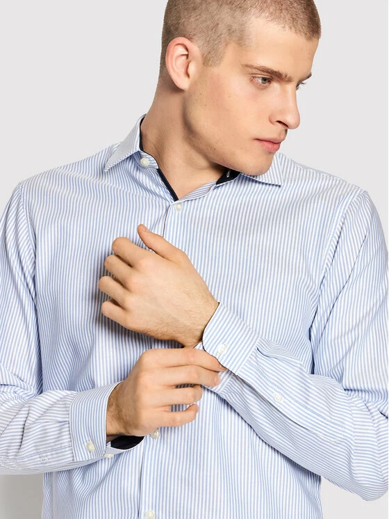 Συμφωνίες 😉 Selected Homme Άνδρες Casual Πουκάμισα Πουκάμισο New Mark 16058640 Λευκό Slim Fit 😍 6 Συμφωνίες 😉 Selected Homme Άνδρες Casual Πουκάμισα Πουκάμισο New Mark 16058640 Λευκό Slim Fit 😍 - Image 4