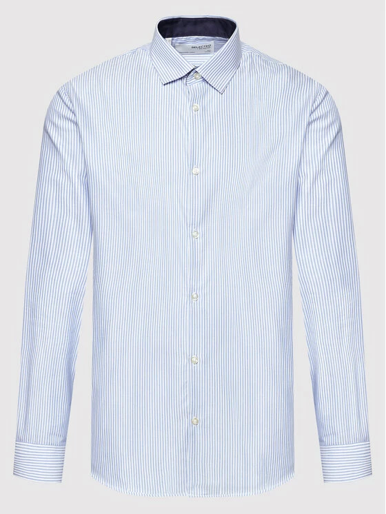 Συμφωνίες 😉 Selected Homme Άνδρες Casual Πουκάμισα Πουκάμισο New Mark 16058640 Λευκό Slim Fit 😍 7 Συμφωνίες 😉 Selected Homme Άνδρες Casual Πουκάμισα Πουκάμισο New Mark 16058640 Λευκό Slim Fit 😍 - Image 5