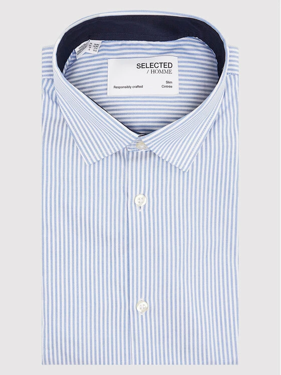 Συμφωνίες 😉 Selected Homme Άνδρες Casual Πουκάμισα Πουκάμισο New Mark 16058640 Λευκό Slim Fit 😍 8 Συμφωνίες 😉 Selected Homme Άνδρες Casual Πουκάμισα Πουκάμισο New Mark 16058640 Λευκό Slim Fit 😍 - Image 6