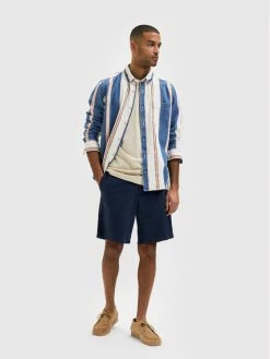 ΧΟΝΔΡΙΚΟ ΕΜΠΟΡΙΟ 🎉 Selected Homme Άνδρες Υφασμάτινα Σορτς Σορτς υφασμάτινο Felix 16084382 Σκούρο μπλε Comfort Fit 🎉 -Selected Homme Κατάστημα unnamed file 1453