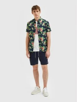 Προώθηση 🎉 Selected Homme Άνδρες Αθλητικά Σορτς Αθλητικό σορτς Emil 16084381 Σκούρο μπλε Comfort Fit 🔥 -Selected Homme Κατάστημα unnamed file 1476