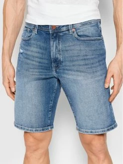 Best Pirce 🔥 Selected Homme Άνδρες Τζιν Σορτς Τζιν σορτσάκια Alex 16083040 Μπλε Regular Fit ✔️