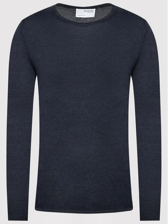 Πολύ καλή προσφορά 😀 Selected Homme Άνδρες Πουλόβερ Rome 16079774 Σκούρο μπλε Regular Fit 🔔 7 Πολύ καλή προσφορά 😀 Selected Homme Άνδρες Πουλόβερ Rome 16079774 Σκούρο μπλε Regular Fit 🔔 - Image 5