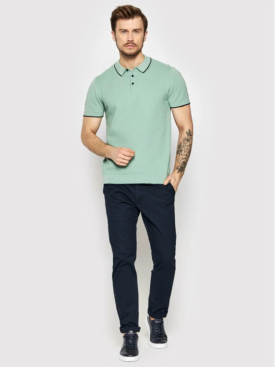 Συμφωνίες ⭐ Selected Homme Άνδρες Μπλούζες Polo Polo Hank 16083930 Πράσινο Regular Fit 🔔 4 Συμφωνίες ⭐ Selected Homme Άνδρες Μπλούζες Polo Polo Hank 16083930 Πράσινο Regular Fit 🔔 - Image 2