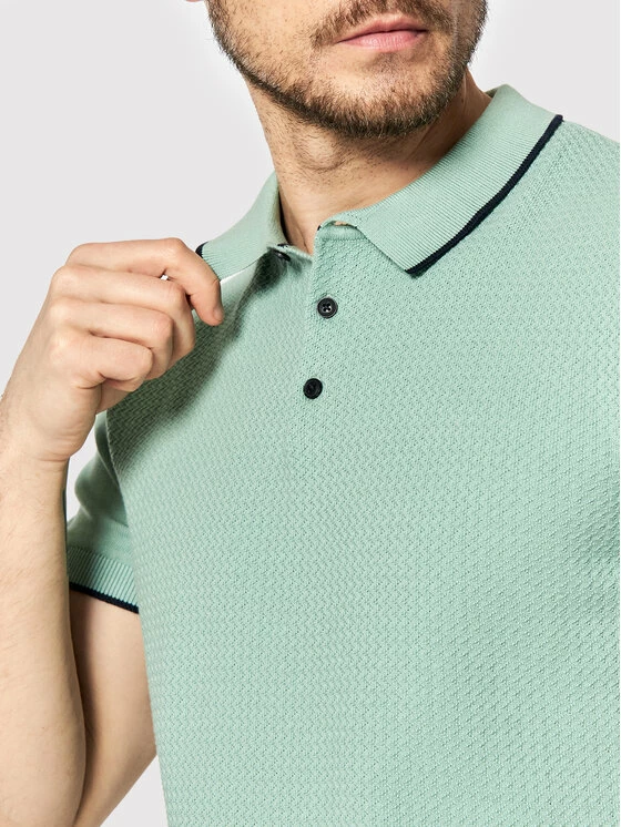 Συμφωνίες ⭐ Selected Homme Άνδρες Μπλούζες Polo Polo Hank 16083930 Πράσινο Regular Fit 🔔 6 Συμφωνίες ⭐ Selected Homme Άνδρες Μπλούζες Polo Polo Hank 16083930 Πράσινο Regular Fit 🔔 - Image 4