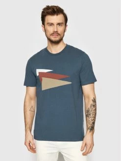 Ολοκαίνουργιο 🥰 Selected Homme Άνδρες T-shirts T-Shirt Walker 16083828 Σκούρο μπλε Regular Fit 🔥