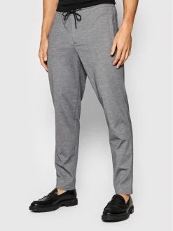 Πολύ καλή προσφορά 🎉 Selected Homme Άνδρες Υφασμάτινα Παντελόνια Παντελόνι υφασμάτινο Connor 16078496 Γκρι Slim Fit 👍