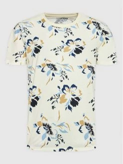 Εκπτωση 💯 Selected Homme Άνδρες T-shirts T-Shirt Viggo 16086124 Μπεζ Relaxed Fit 😀