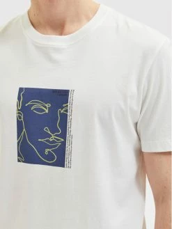 Συμφωνίες 🔔 Selected Homme Άνδρες T-shirts T-Shirt Rob 16084688 Λευκό Relaxed Fit 🌟 -Selected Homme Κατάστημα unnamed file 2073