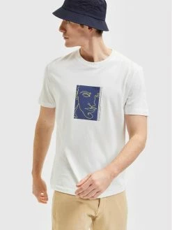 Συμφωνίες 🔔 Selected Homme Άνδρες T-shirts T-Shirt Rob 16084688 Λευκό Relaxed Fit 🌟 -Selected Homme Κατάστημα unnamed file 2074