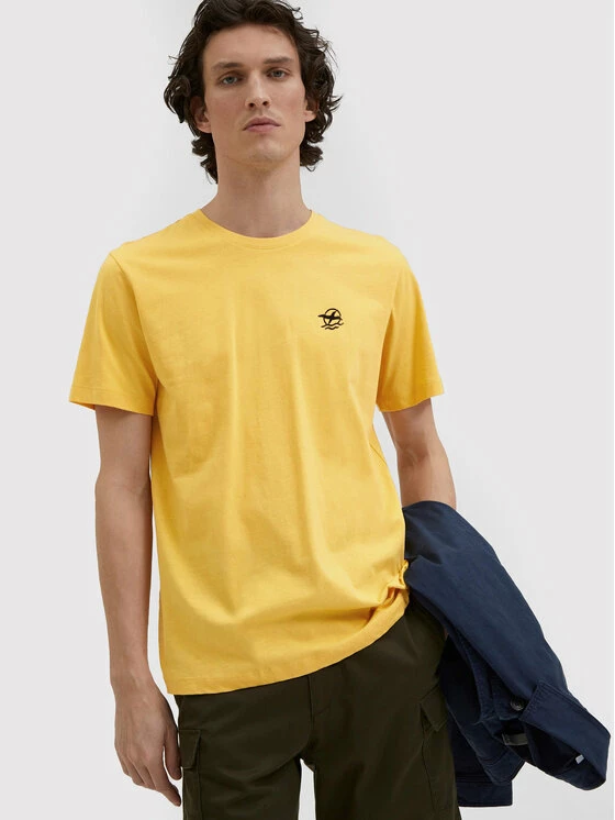 Ολοκαίνουργιο ✨ Selected Homme Άνδρες T-shirts T-Shirt Wilder 16084685 Κίτρινο Regular Fit 😍 7 Ολοκαίνουργιο ✨ Selected Homme Άνδρες T-shirts T-Shirt Wilder 16084685 Κίτρινο Regular Fit 😍 - Image 5