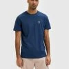 Προώθηση 😍 Selected Homme Άνδρες T-shirts T-Shirt Wilder 16084685 Σκούρο μπλε Regular Fit 😍