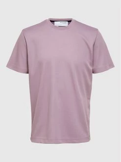 Πολύ καλή προσφορά ⭐ Selected Homme Άνδρες T-shirts T-Shirt Eshan 16084630 Μωβ Regular Fit 💯 -Selected Homme Κατάστημα unnamed file 2113