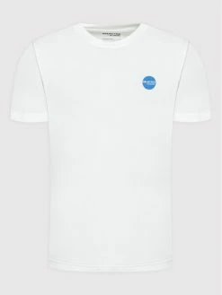 Συμφωνίες 😀 Selected Homme Άνδρες T-shirts T-Shirt Marcel 16084812 Λευκό Regular Fit 😀