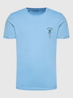 Πολύ καλή προσφορά 👏 Selected Homme Άνδρες T-shirts T-Shirt Brock 16084690 Μπλε Regular Fit 😉