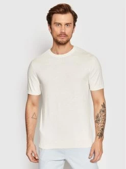 Flash Sale 🥰 Selected Homme Άνδρες T-shirts T-Shirt Berg 16084196 Μπεζ Regular Fit 😀