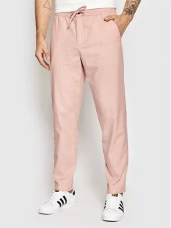 Αγορά 🌟 Selected Homme Άνδρες Υφασμάτινα Παντελόνια Παντελόνι υφασμάτινο Newton 16083584 Ροζ Slim Fit 🎉