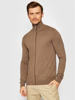 Αγορά 🥰 Selected Homme Άνδρες Ζακέτες Ζακέτα Berg 16074688 Καφέ Regular Fit ✨