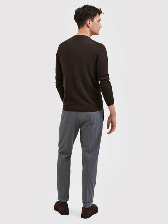 Η καλύτερη συμφωνία 😀 Selected Homme Άνδρες Πουλόβερ Romen 16085294 Καφέ Regular Fit ❤️ 5 Η καλύτερη συμφωνία 😀 Selected Homme Άνδρες Πουλόβερ Romen 16085294 Καφέ Regular Fit ❤️ - Image 3