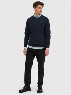 Αγορά 😀 Selected Homme Άνδρες Πουλόβερ New Coban 16079780 Σκούρο μπλε Regular Fit 💯 -Selected Homme Κατάστημα unnamed file 336