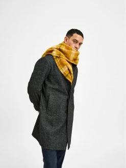 Αγορά ⭐ Selected Homme Άνδρες Χειμωνιάτικα Παλτά Μάλλινο παλτό Hagen 16081403 Γκρι Regular Fit 🌟 -Selected Homme Κατάστημα unnamed file 344