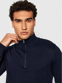 Best Pirce 💯 Selected Homme Άνδρες Πουλόβερ Berg 16074687 Σκούρο μπλε Regular Fit ✨ -Selected Homme Κατάστημα unnamed file 392