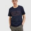 Νέος 🤩 Selected Homme Άνδρες T-shirts T-Shirt Bene 16085656 Σκούρο μπλε Regular Fit 🧨 2 Νέος 🤩 Selected Homme Άνδρες T-shirts T-Shirt Bene 16085656 Σκούρο μπλε Regular Fit 🧨 -Selected Homme Κατάστημα unnamed file 440