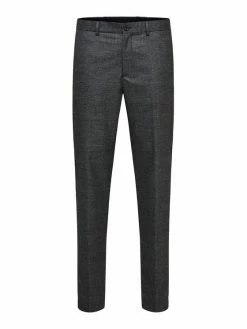 Νέος 🔥 Selected Homme Άνδρες Παντελόνια Chinos Παντελόνι Chino Marlow 16086552 Γκρι Slim Fit ❤️