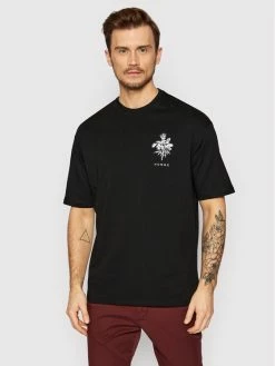 Το φθηνότερο 🎉 Selected Homme Άνδρες T-shirts T-Shirt Paw 16086028 Μαύρο Relaxed Fit 👍