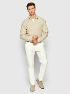 Αγορά 🎁 Selected Homme Άνδρες Casual Πουκάμισα Πουκάμισο Nico 16083827 Μπεζ Slim Fit 🌟 -Selected Homme Κατάστημα unnamed file 950