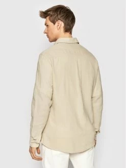 Αγορά 🎁 Selected Homme Άνδρες Casual Πουκάμισα Πουκάμισο Nico 16083827 Μπεζ Slim Fit 🌟 -Selected Homme Κατάστημα unnamed file 951