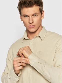 Αγορά 🎁 Selected Homme Άνδρες Casual Πουκάμισα Πουκάμισο Nico 16083827 Μπεζ Slim Fit 🌟 -Selected Homme Κατάστημα unnamed file 952