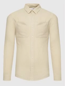 Αγορά 🎁 Selected Homme Άνδρες Casual Πουκάμισα Πουκάμισο Nico 16083827 Μπεζ Slim Fit 🌟 -Selected Homme Κατάστημα unnamed file 953