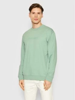 Εξοδος 🛒 Selected Homme Άνδρες Μπλούζες Χωρίς Φερμουάρ Μπλούζα Fargo 16083428 Πράσινο Relaxed Fit ✨